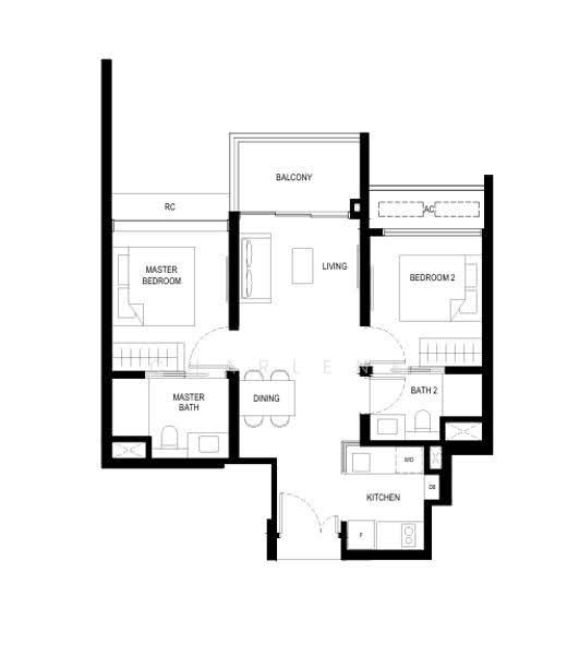 Lentor Hills Residences, Lentor Hills Road (Parcel A), Ang Mo Kio, Mandai / Upper Thomson, 2 Bedrooms, 680 sqft, Apartment For Sale, by Charlene Lim (林静龄), 500260214 - PropertyGuru.com.sg