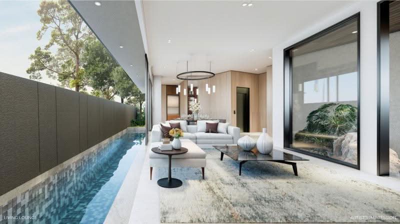 DEALMAKERS D16 | SIMEI BRAND NEW CORNER, Simei, Jalan Pergam, Meragi, Upper Changi, Bedok / Upper East Coast, 5 Bedrooms, 6,413 sqft, Corner Terrace For Sale, by Jeric Leong, 500260242 - Living Room - PropertyGuru.com.sg