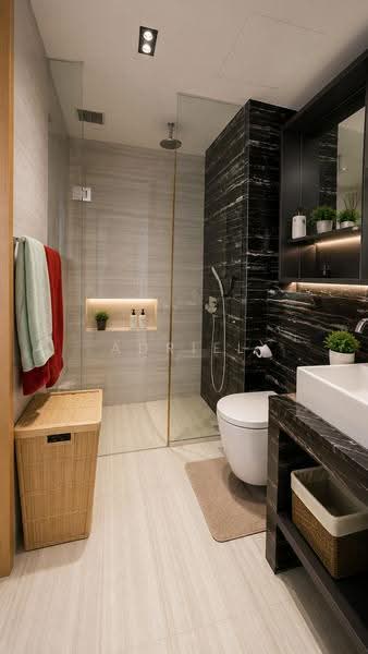 Cube 8, 376 Thomson Road, Newton / Novena, 1 Bedroom, 561 sqft, Condominium For Sale, by Adriel Chan, 500260245 - Bathroom - PropertyGuru.com.sg