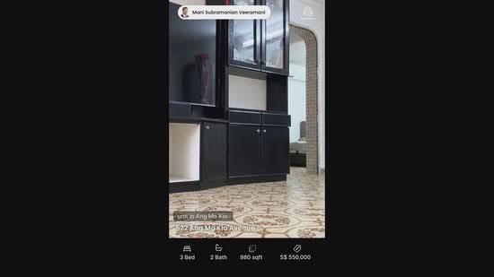 522 Ang Mo Kio Avenue 5, 522 522, Ang Mo Kio / Bishan / Thomson, 3 Bedrooms, 979 sqft, HDB Flat For Sale, by Soo Wei Rong (Kris), 500260286 - PropertyGuru.com.sg