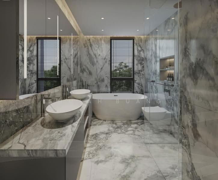 Walk to Novena MRT, Newton / Novena, 7 Bedrooms, 7,493 sqft, Semi-Detached House For Sale, by Sumiah Buang, 500260297 - Bathroom - PropertyGuru.com.sg