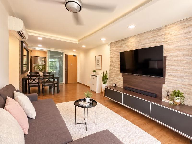 886C Woodlands Drive 50, 886C Woodlands Drive 50, Admiralty / Woodlands, 3 Bedrooms, 990 sqft, HDB Flat For Sale, by Amir Amzar, 500260304 - Living Room - PropertyGuru.com.sg