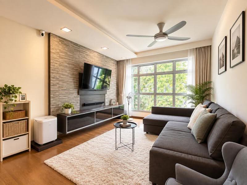 886C Woodlands Drive 50, 886C Woodlands Drive 50, Admiralty / Woodlands, 3 Bedrooms, 990 sqft, HDB Flat For Sale, by Amir Amzar, 500260304 - Living Room - PropertyGuru.com.sg