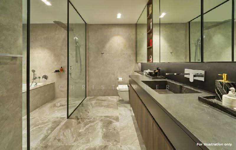 SUBSALE Canninghill Piers, 5 Clarke Quay, City Hall / Clarke Quay, 1 Bedroom, 409 sqft, Condominium For Sale, by Christopher Yap, 500260338 - Bathroom - PropertyGuru.com.sg