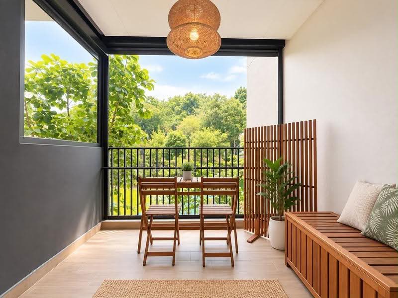 Treasure at Tampines, 39 Tampines Lane, Pasir Ris / Tampines, 2 Bedrooms, 678 sqft, Condominium For Sale, by Hazel Lim, 500260440 - Balcony - PropertyGuru.com.sg