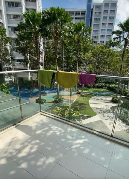Waterfront Isle, 738 Bedok Reservoir Road, Bedok / Upper East Coast, 2 Bedrooms, 915 sqft, Condominium For Sale, by Tan Linda, 500260514 - Balcony - PropertyGuru.com.sg
