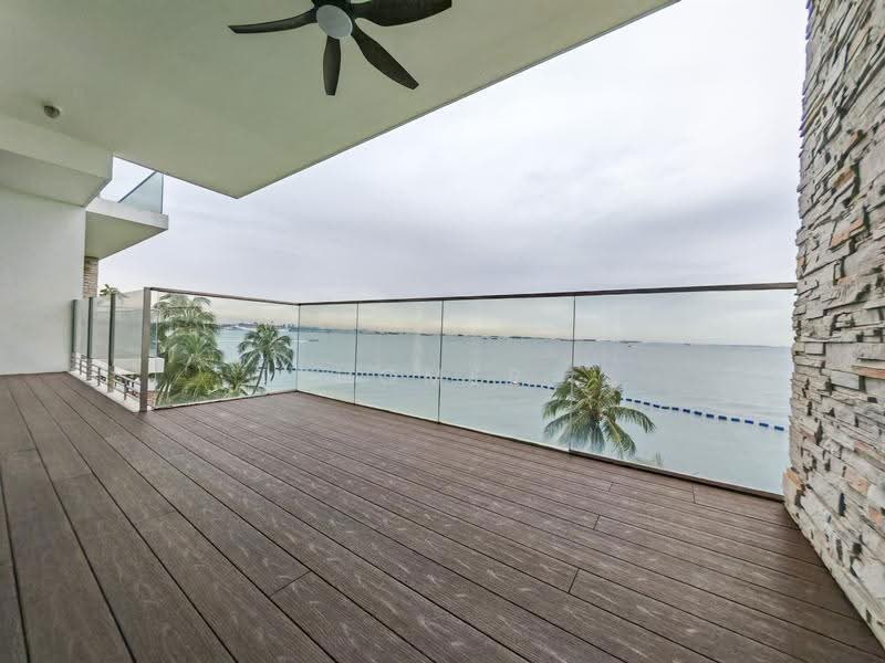 3BR Sea Facing at Sentosa with private lift, Harbourfront / Telok Blangah, 3 Bedrooms, 1,711 sqft, Apartment For Rent, by Homer Lau, 500260517 - Balcony - PropertyGuru.com.sg