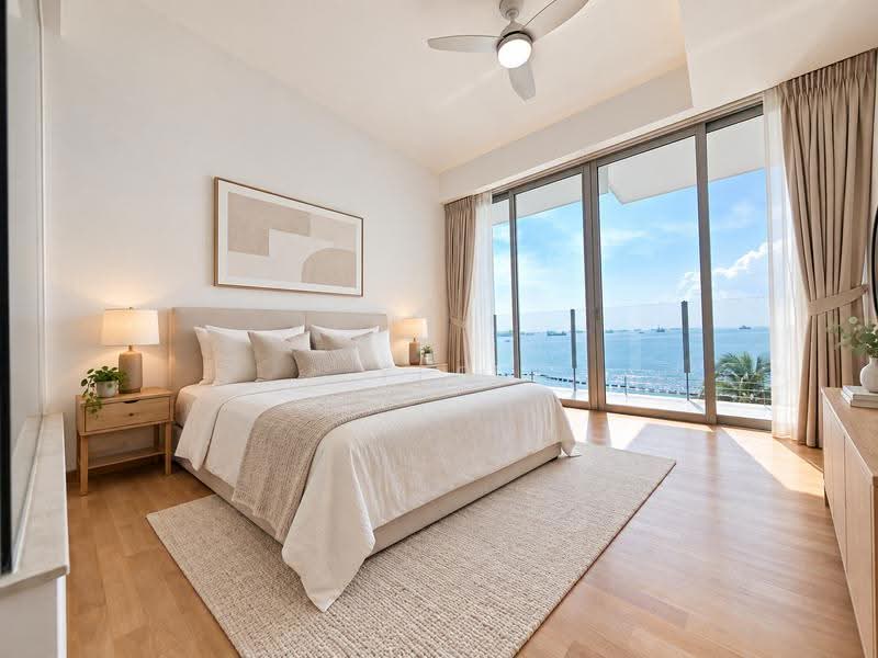 The Azure, 201 Ocean Drive, Harbourfront / Telok Blangah, 3 Bedrooms, 1,711 sqft, Condominium For Rent, by Yeo Yong Peng, 500260597 - Bedroom - PropertyGuru.com.sg
