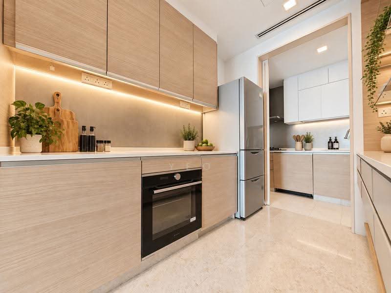 The Azure, 201 Ocean Drive, Harbourfront / Telok Blangah, 3 Bedrooms, 1,711 sqft, Condominium For Rent, by Yeo Yong Peng, 500260597 - Kitchen - PropertyGuru.com.sg