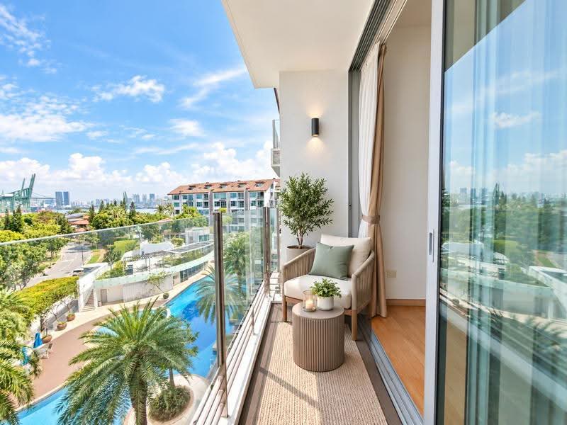 The Azure, 201 Ocean Drive, Harbourfront / Telok Blangah, 3 Bedrooms, 1,711 sqft, Condominium For Rent, by Yeo Yong Peng, 500260597 - Balcony - PropertyGuru.com.sg