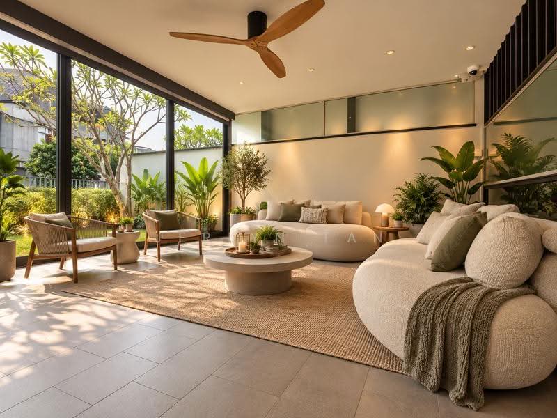 Victoria Park Villas, 3 Coronation Road, Tanglin / Holland / Bukit Timah, 5 Bedrooms, 4,628 sqft, Semi-Detached House For Sale, by Jerlyn Tan, 500260761 - Living Room - PropertyGuru.com.sg