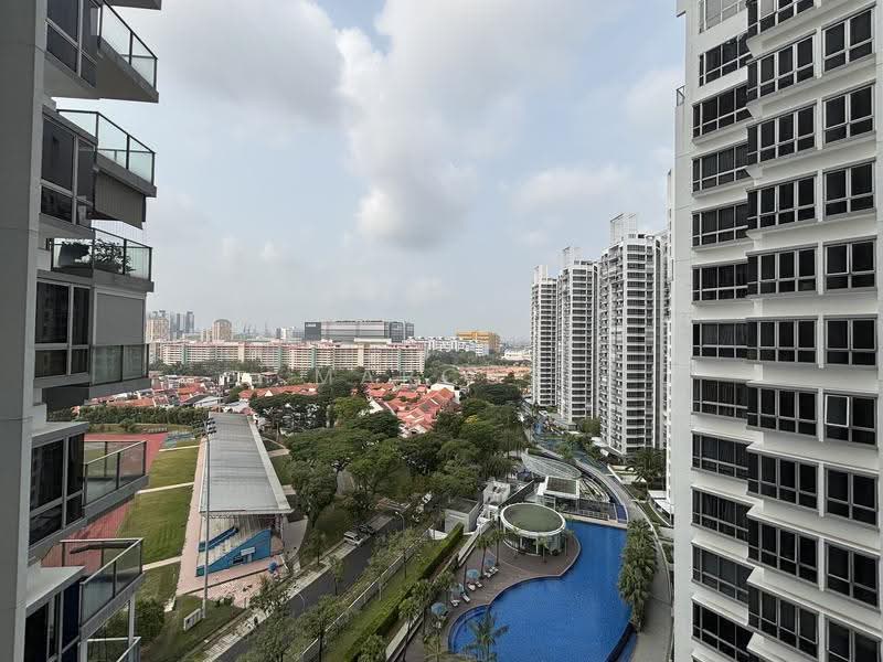 The Parc Condominium, 15 West Coast Walk, Buona Vista / West Coast / Clementi New Town, 4 Bedrooms, 1,507 sqft, Condominium For Rent, by Marcus Lim, 500260874 - Balcony View - PropertyGuru.com.sg