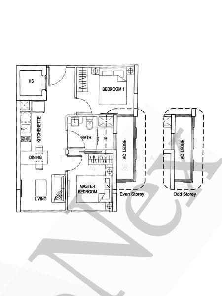 The Hillford, 178 Jln Jurong Kechil, Clementi Park / Upper Bukit Timah, 2 Bedrooms, 506 sqft, Condominium For Sale, by Steven Bay 马添发, 500260994 - PropertyGuru.com.sg
