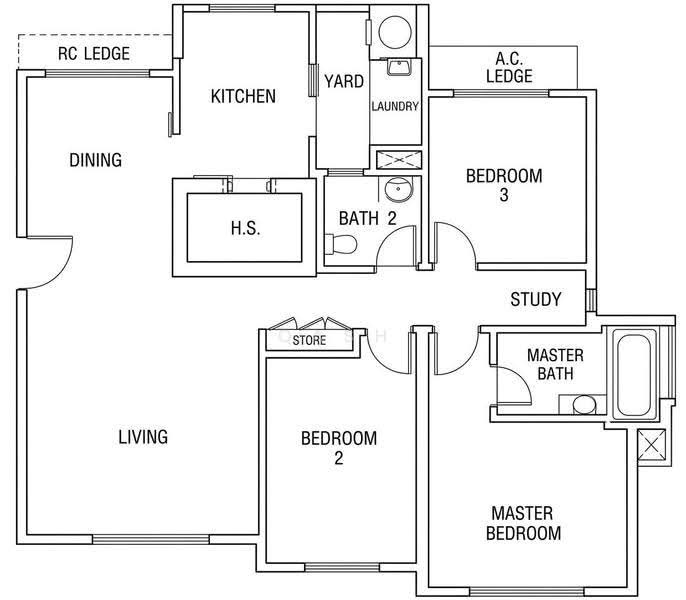 Casablanca, 23 Rosewood Drive, Admiralty / Woodlands, 3 Bedrooms, 1,184 sqft, Condominium For Sale, by Qash ., 500261002 - PropertyGuru.com.sg