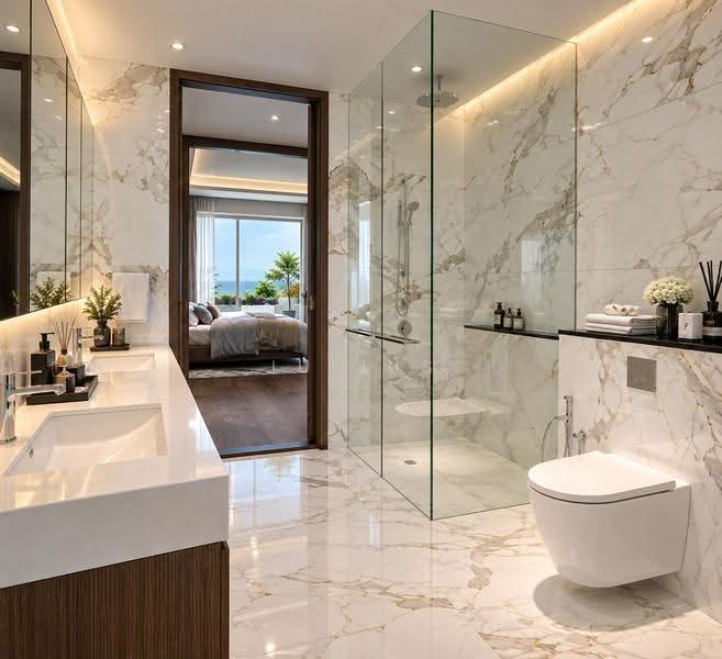FINEST BRAND NEW INTER UPP EAST COAST RD, Upper East Coast Road, East Coast / Marine Parade, 5 Bedrooms, 5,160 sqft, Terraced House For Sale, by Julius WL Fock, 500261005 - Bathroom - PropertyGuru.com.sg