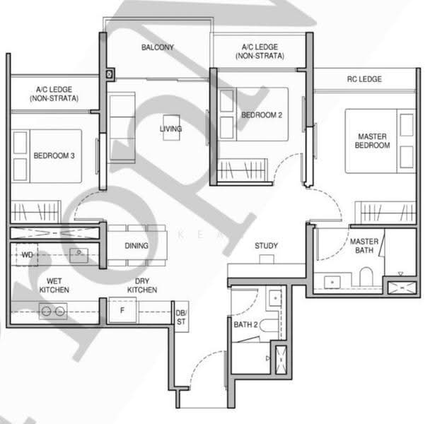 Norwood Grand, Admiralty / Woodlands, 3 Bedrooms, 904 sqft, Condominium For Rent, by Kean Ng 黄和杰, 500261029 - PropertyGuru.com.sg