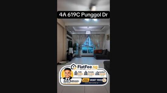 619C Punggol Drive, 619C Punggol Drive, Hougang / Punggol / Sengkang, 3 Bedrooms, 1,001 sqft, HDB Flat For Sale, by Amir Bahrom, 500261060 - PropertyGuru.com.sg