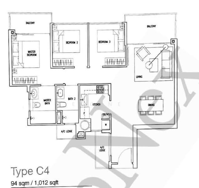 The Nautical, 95 Jalan Sendudok, Sembawang / Yishun, 3 Bedrooms, 1,012 sqft, Condominium For Sale, by Eugene Wee, 500261085 - PropertyGuru.com.sg