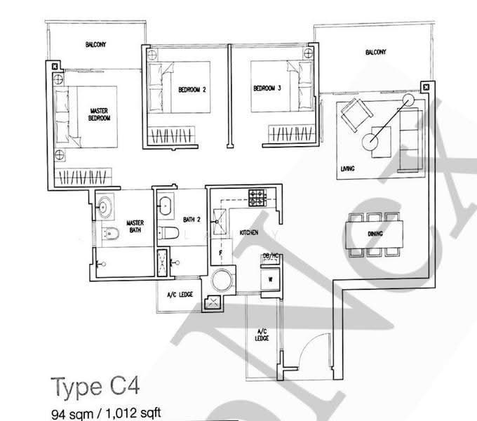 The Nautical, 95 Jalan Sendudok, Sembawang / Yishun, 3 Bedrooms, 1,012 sqft, Condominium For Sale, by Landy Low, 500261128 - PropertyGuru.com.sg