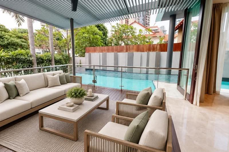 One Tree Hill Collection, Jalan Arnap, Tanglin / Holland / Bukit Timah, 6 Bedrooms, 6,780 sqft, Detached House For Rent, by Julius WL Fock, 500261145 - Balcony - PropertyGuru.com.sg