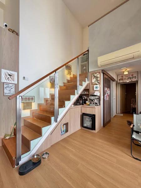 91 Dawson Road, 91 Dawson Road, Alexandra / Commonwealth, 3 Bedrooms, 1,173 sqft, HDB Flat For Sale, by Kai Chin (KC) Chan, 500261166 - Stairs to Loft - PropertyGuru.com.sg
