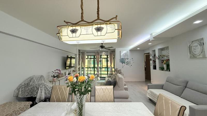 686A Woodlands Drive 73, 686A Woodlands Drive 73, Admiralty / Woodlands, 3 Bedrooms, 1,238 sqft, HDB Flat For Sale, by Joe Zhang, 500261209 - Living Room - PropertyGuru.com.sg