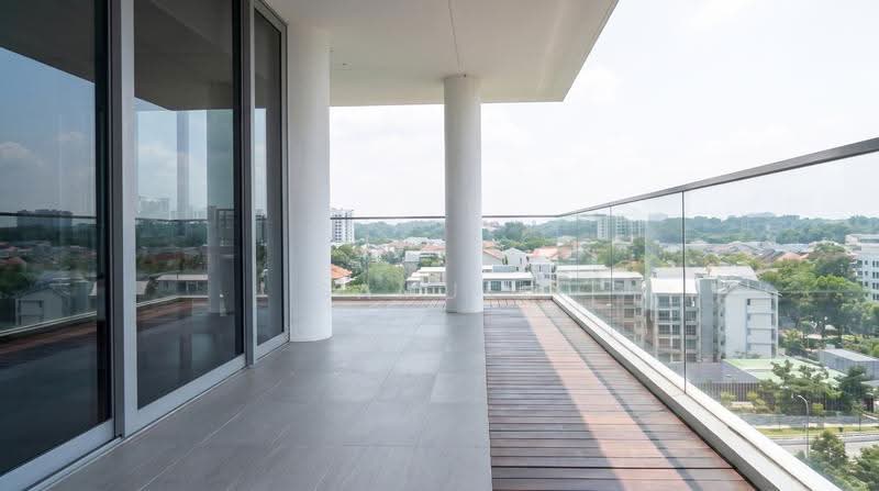 Signature at Lewis, 1 Lewis Road, Tanglin / Holland / Bukit Timah, 4 Bedrooms, 1,841 sqft, Condominium For Rent, by Samuel Chau, 500261212 - Balcony - PropertyGuru.com.sg
