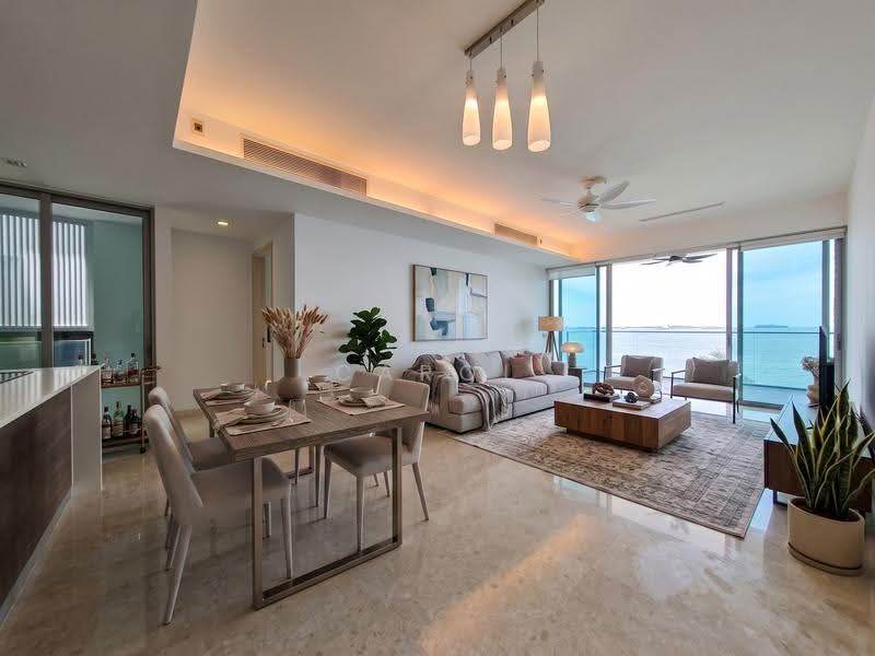 The Azure, 201 Ocean Drive, Harbourfront / Telok Blangah, 3 Bedrooms, 1,711 sqft, Condominium For Rent, by Carol Chai, 500261262 - Living Room - PropertyGuru.com.sg