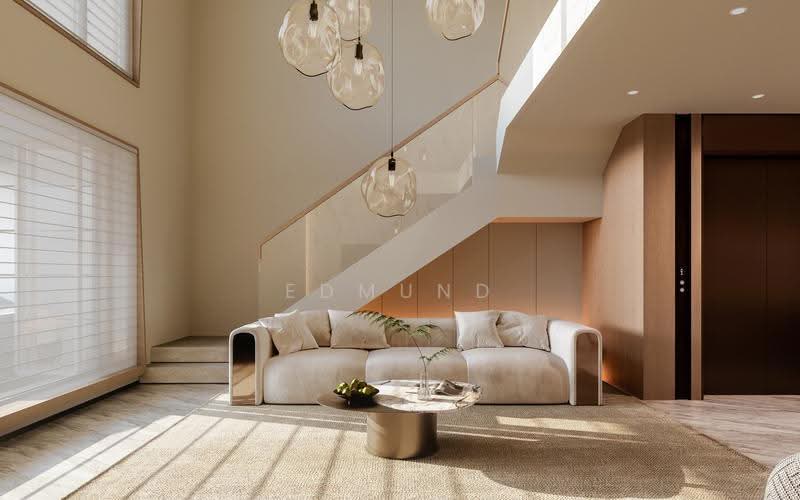 ★ District 15 ★ FH Brand New Terrace ★ Bespoke Luxury Landed Homes ★, Spectacular Bespoke Abode Nestled In The Heart Of Opera Estate, East Coast / Marine Parade, 5 Bedrooms, 4,263 sqft, Terraced House For Sale, by Edmund Seah, 500261270 - Living Room - PropertyGuru.com.sg