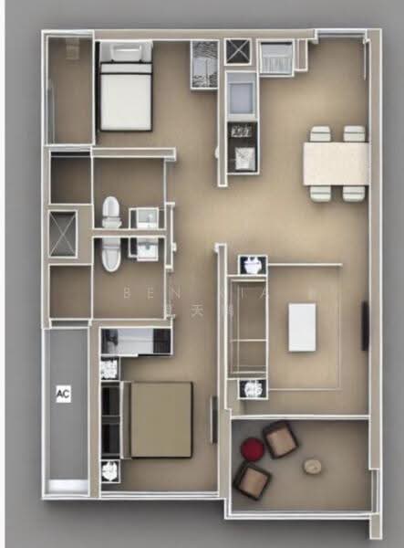 The Interweave, 21 Kim Keat Road, Balestier / Toa Payoh, 2 Bedrooms, 764 sqft, Condominium For Rent, by Ben XIA 夏天鹏, 500261285 - PropertyGuru.com.sg
