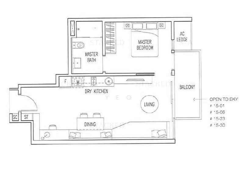 Boathouse Residences, 33 Upper Serangoon View, Hougang / Punggol / Sengkang, 1 Bedroom, 624 sqft, Condominium For Sale, by Yeo Tong Boon, 500261347 - PropertyGuru.com.sg