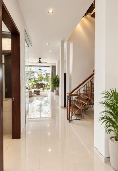 The Berthside, Ocean Drive, Harbourfront / Telok Blangah, 5 Bedrooms, 5,000 sqft, Terraced House For Sale, by Michelle Tan, 500261380 - Living Room - PropertyGuru.com.sg