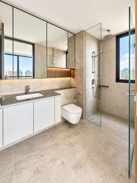 Norwood Grand, 10 Champions Way, Admiralty / Woodlands, 3 Bedrooms, 872 sqft, Condominium For Rent, by Grace Teo, 500261406 - Bathroom - PropertyGuru.com.sg