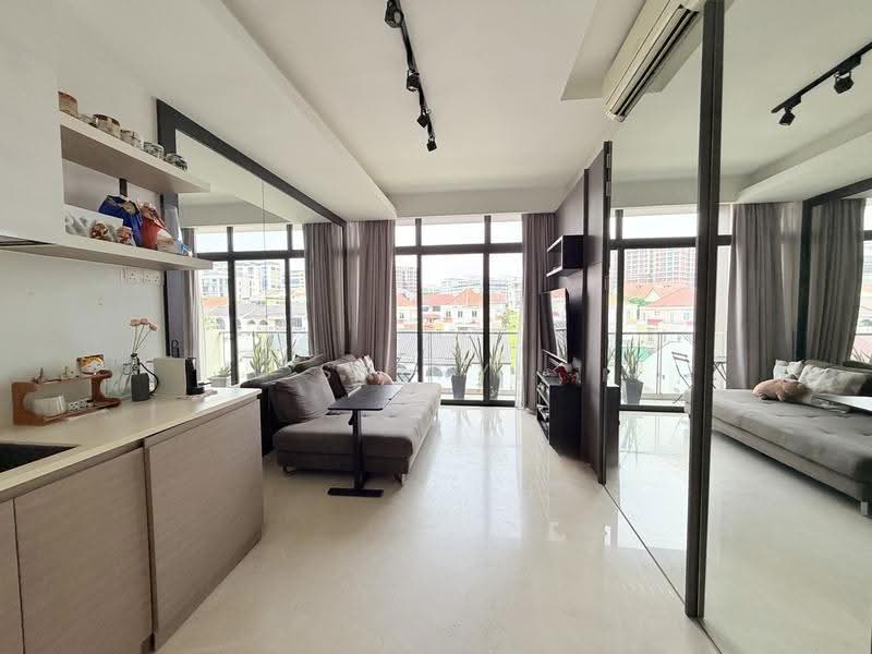 Tropika East, 1 Foo Kim Lin Road, Eunos / Geylang / Paya Lebar, 1 Bedroom, 840 sqft, Condominium For Sale, by Sheryl Yeo, 500261534 - Living Room (Natural Daylight) - PropertyGuru.com.sg