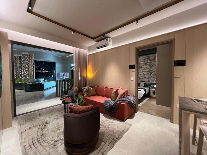 River Modern, River Galley Green, Orchard / River Valley, 3 Bedrooms, 904 sqft, Condominium For Sale, by Watson Poh, 500261601 - Living Room - PropertyGuru.com.sg