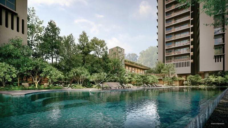 River Modern, River Galley Green, Orchard / River Valley, 3 Bedrooms, 904 sqft, Condominium For Sale, by Watson Poh, 500261601 - Pool - PropertyGuru.com.sg