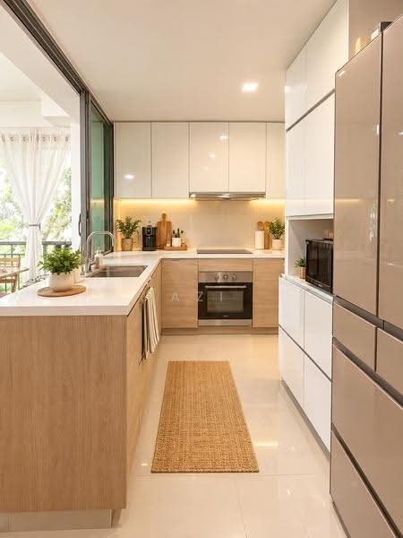 Eight Courtyards, 12 Canberra Drive, Sembawang / Yishun, 3 Bedrooms, 1,141 sqft, Condominium For Sale, by Azi Rahman, 500261605 - Kitchen - PropertyGuru.com.sg
