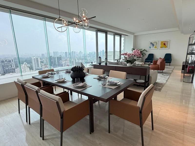 Ardmore Residence, 7 Ardmore Park, Tanglin / Holland / Bukit Timah, 4 Bedrooms, 3,186 sqft, Condominium For Rent, by John Koh, 500261628 - Dining Room - PropertyGuru.com.sg