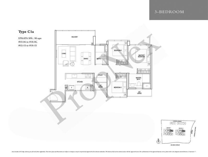 Thomson Impressions, 20 Lorong Puntong, Ang Mo Kio / Bishan / Thomson, 3 Bedrooms, 1,055 sqft, Condominium For Rent, by Ng Gek Chong (黄岳聪), 500261676 - PropertyGuru.com.sg