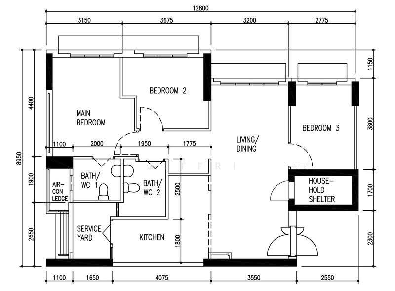 419D Northshore Drive, 419D Northshore Drive, Hougang / Punggol / Sengkang, 3 Bedrooms, 1,012 sqft, HDB Flat For Sale, by Jeffri Natawate, 500261694 - PropertyGuru.com.sg