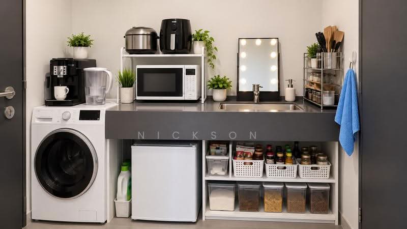 The Rise @ Oxley, Orchard / River Valley, 1 Bedroom, 250 sqft, Condominium For Rent, by Nickson Guay, 500261706 - Kitchen - PropertyGuru.com.sg