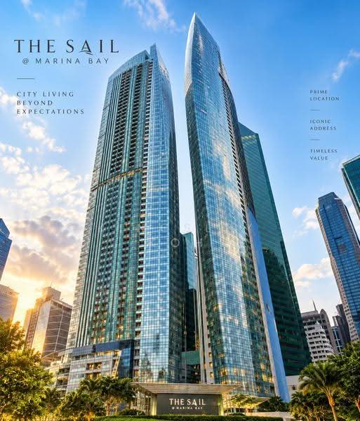 The Sail @ Marina Bay, 6 Marina Boulevard, Boat Quay / Raffles Place / Marina, 2 Bedrooms, 883 sqft, Condominium For Sale, by Kingsley Koh, 500261713 - Exterior - PropertyGuru.com.sg
