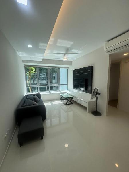 Ferraria Park Condo, 8 Flora Drive, Changi Airport / Changi Village, 2 Bedrooms, 914 sqft, Condominium For Rent, by Sally Cheah, 500261750 - Living Room - PropertyGuru.com.sg