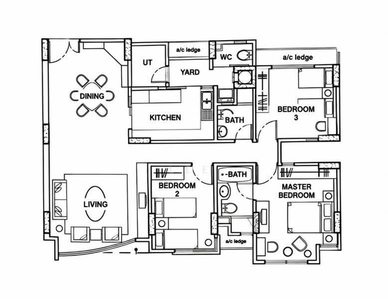 Dunman Place, 515 Dunman Road, East Coast / Marine Parade, 3 Bedrooms, 1,389 sqft, Condominium For Rent, by Lee Chee Khiang (CK), 500261818 - PropertyGuru.com.sg