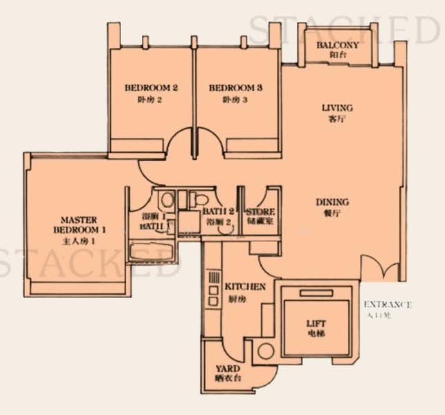 Kensington Park, 10 Kensington Park Drive, Hougang / Punggol / Sengkang, 3 Bedrooms, 1,249 sqft, Condominium For Rent, by Norman Lim, 500261923 - PropertyGuru.com.sg