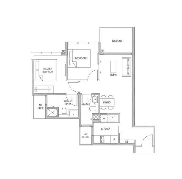 The Florence Residences, 99 Hougang Avenue 2, Hougang / Punggol / Sengkang, 2 Bedrooms, 721 sqft, Condominium For Sale, by Brian Chua, 500261959 - PropertyGuru.com.sg