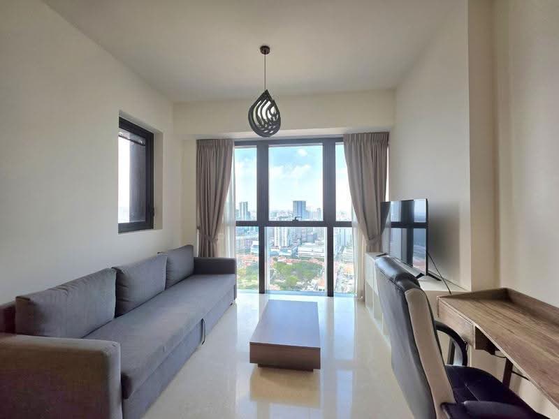 DUO Residences, 1 Fraser Street, Beach Road / Bugis / Rochor, 1 Bedroom, 646 sqft, Apartment For Sale, by Perry Lee, 500261967 - Living Room - PropertyGuru.com.sg
