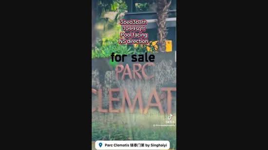 Parc Clematis, 8C Jalan Lempeng, Buona Vista / West Coast / Clementi New Town, 3 Bedrooms, 1,044 sqft, Condominium For Sale, by Irene See, 500261971 - PropertyGuru.com.sg