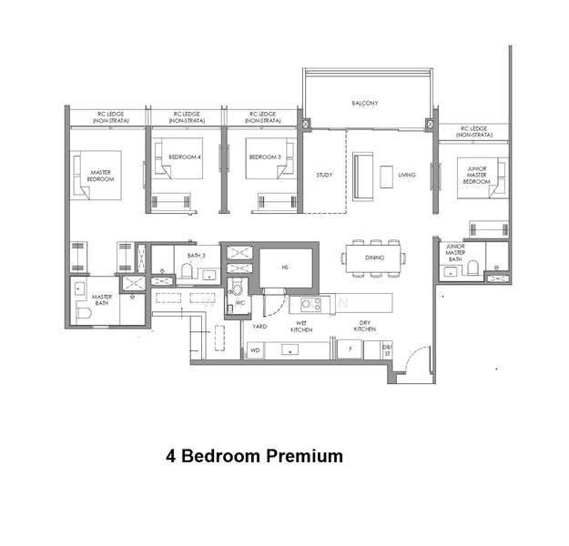 Narra Residences, 50, Dairy Farm / Bukit Panjang / Choa Chu Kang, 4 Bedrooms, 1,378 sqft, Condominium For Sale, by Watson Poh, 500262138 - PropertyGuru.com.sg
