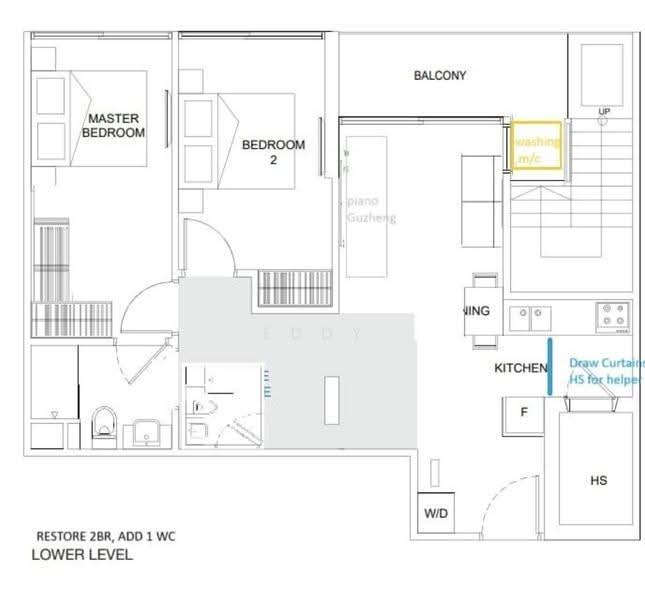 Guillemard Edge, Guillemard, Eunos / Geylang / Paya Lebar, 4 Bedrooms, 1,550 sqft, Condominium For Sale, by Eddy Ong 王握澐, 500262254 - PropertyGuru.com.sg